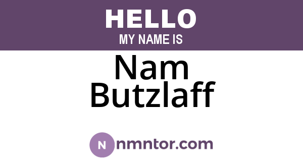 Nam Butzlaff