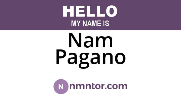 Nam Pagano