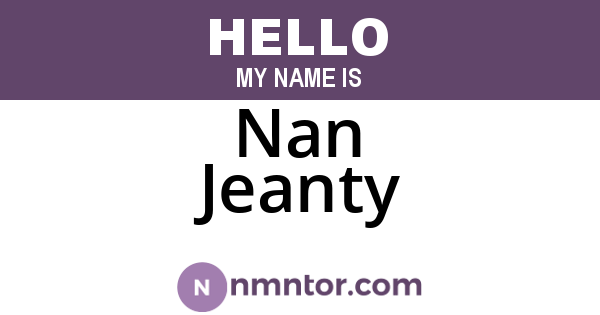 Nan Jeanty