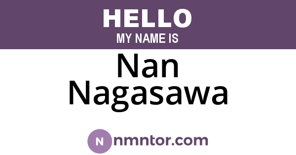 Nan Nagasawa