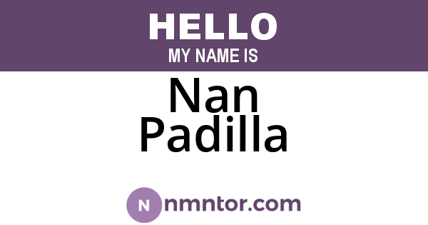 Nan Padilla