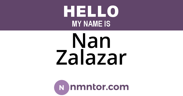 Nan Zalazar
