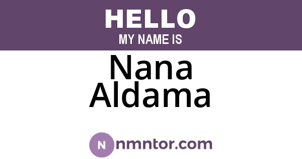 Nana Aldama