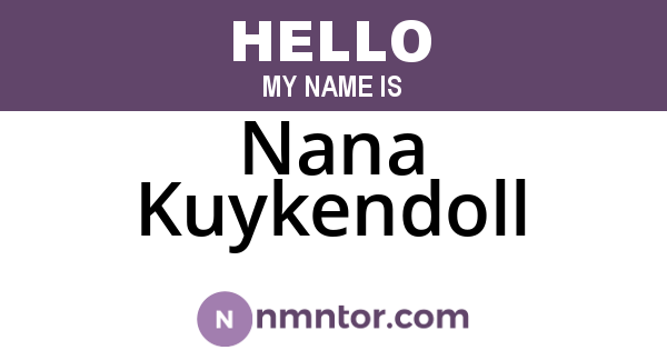 Nana Kuykendoll