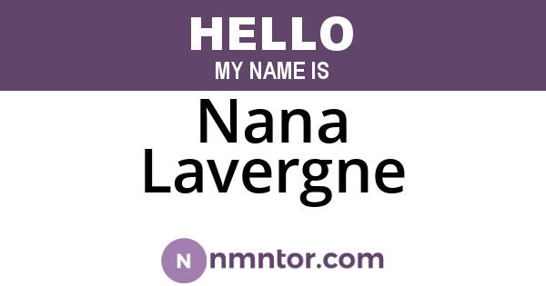 Nana Lavergne