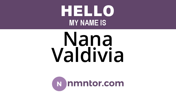 Nana Valdivia