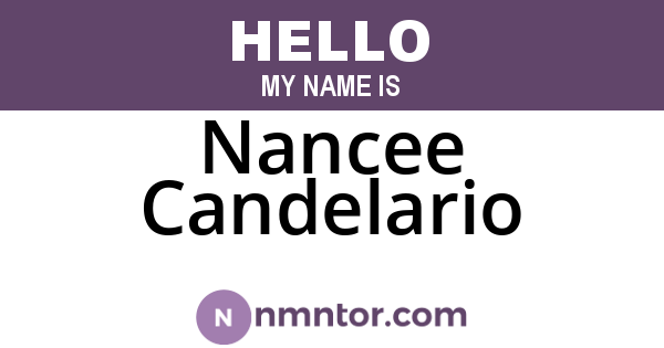 Nancee Candelario
