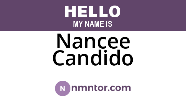 Nancee Candido