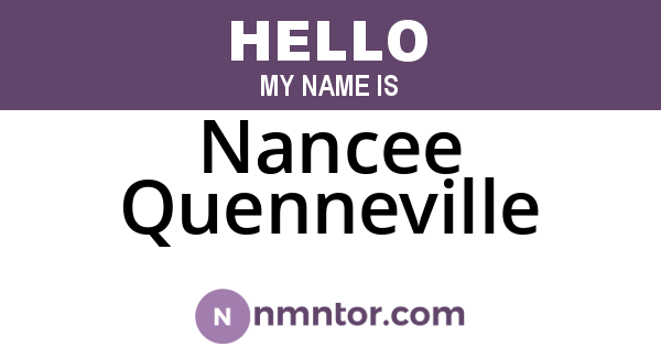 Nancee Quenneville