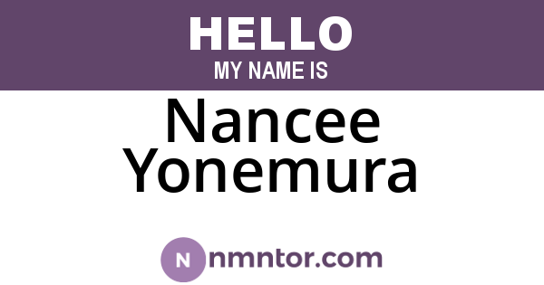 Nancee Yonemura