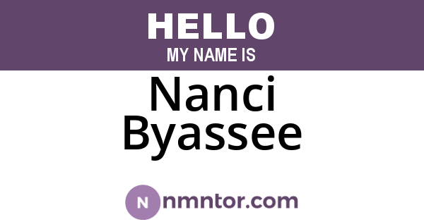 Nanci Byassee