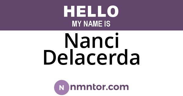 Nanci Delacerda