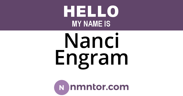 Nanci Engram