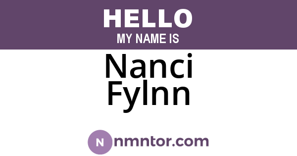 Nanci Fylnn