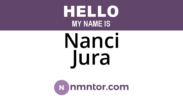 Nanci Jura