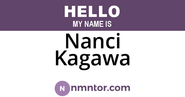 Nanci Kagawa