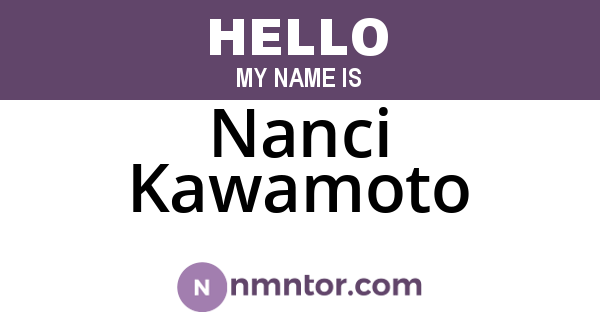 Nanci Kawamoto