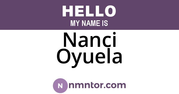Nanci Oyuela