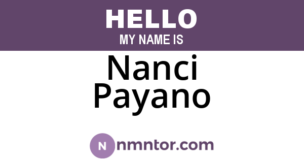 Nanci Payano