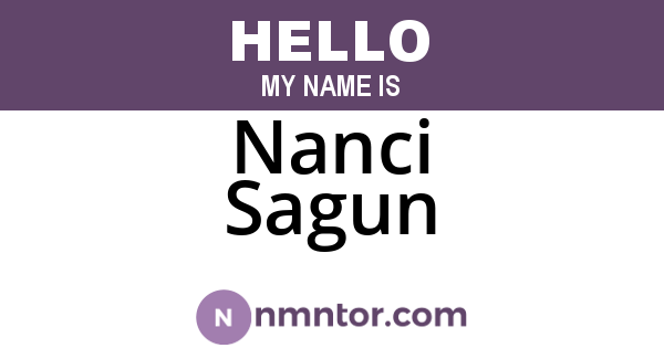 Nanci Sagun