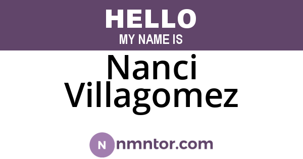Nanci Villagomez