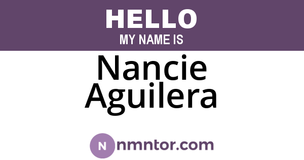 Nancie Aguilera
