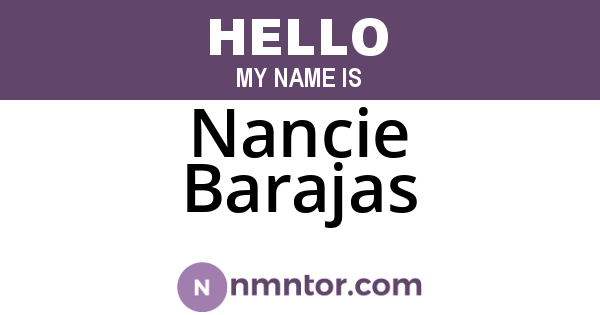 Nancie Barajas