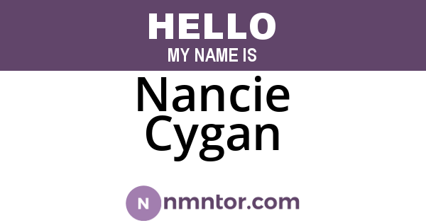 Nancie Cygan