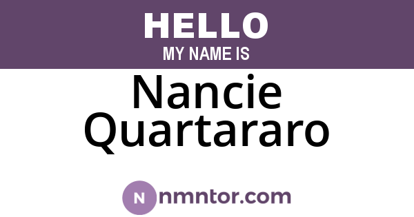 Nancie Quartararo