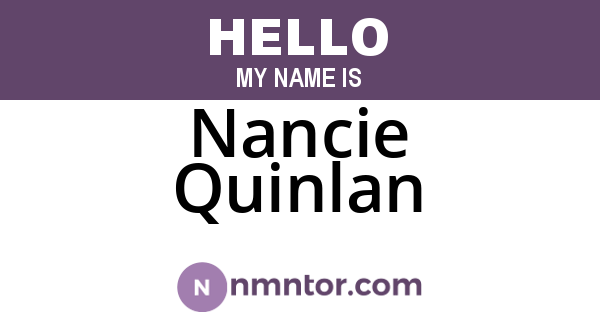 Nancie Quinlan