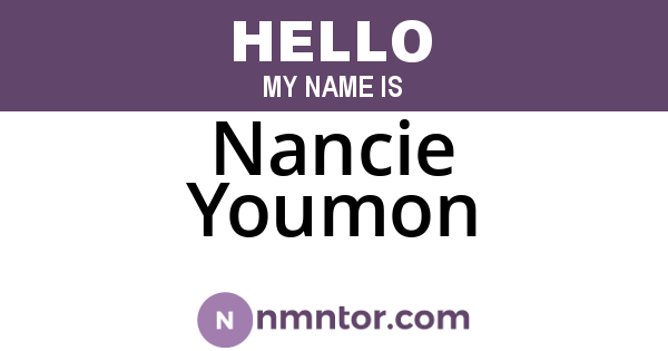 Nancie Youmon