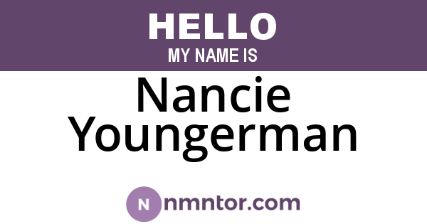 Nancie Youngerman