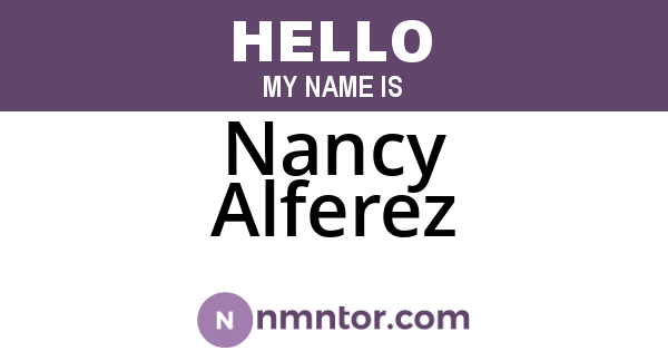 Nancy Alferez