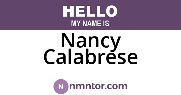 Nancy Calabrese