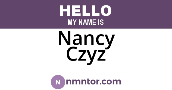 Nancy Czyz
