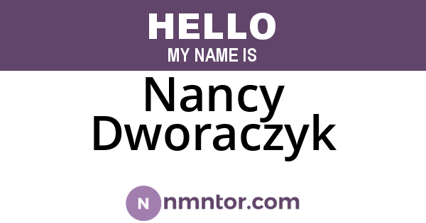 Nancy Dworaczyk