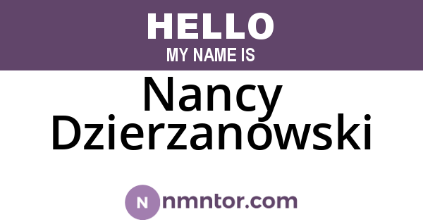Nancy Dzierzanowski