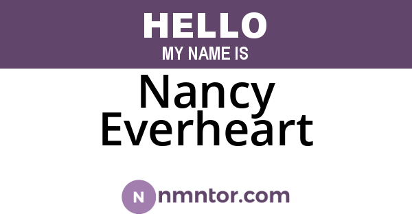 Nancy Everheart