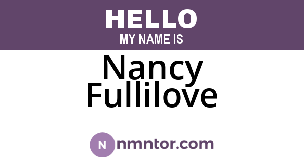Nancy Fullilove