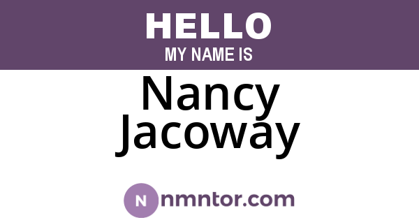 Nancy Jacoway