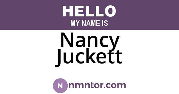 Nancy Juckett