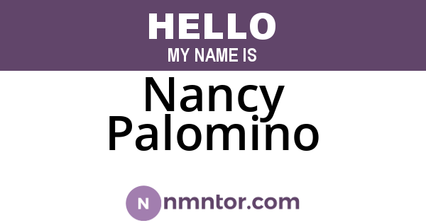 Nancy Palomino