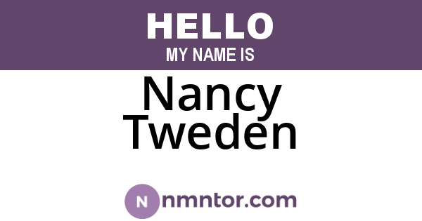 Nancy Tweden