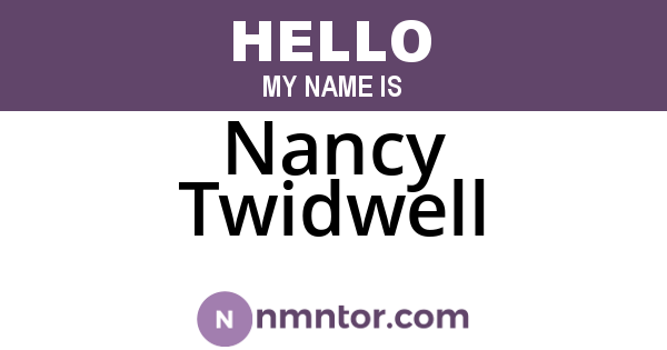 Nancy Twidwell