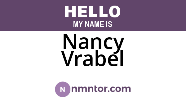 Nancy Vrabel