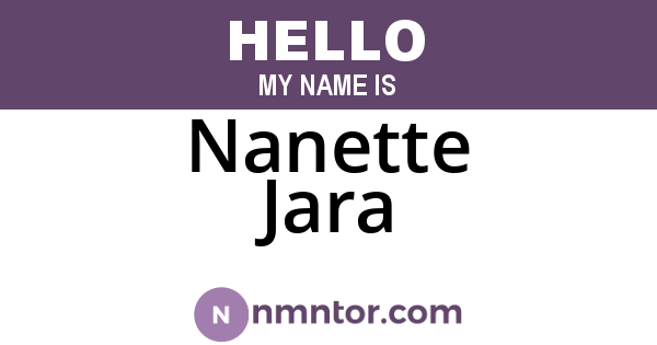 Nanette Jara