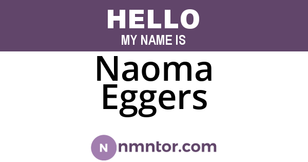 Naoma Eggers