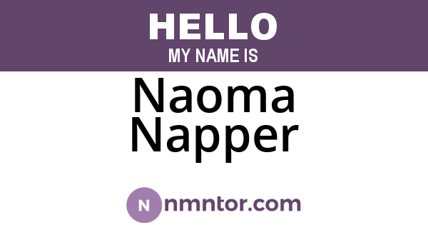 Naoma Napper