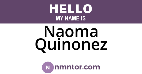 Naoma Quinonez