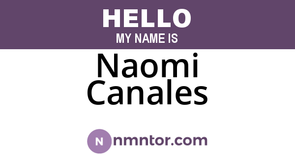Naomi Canales